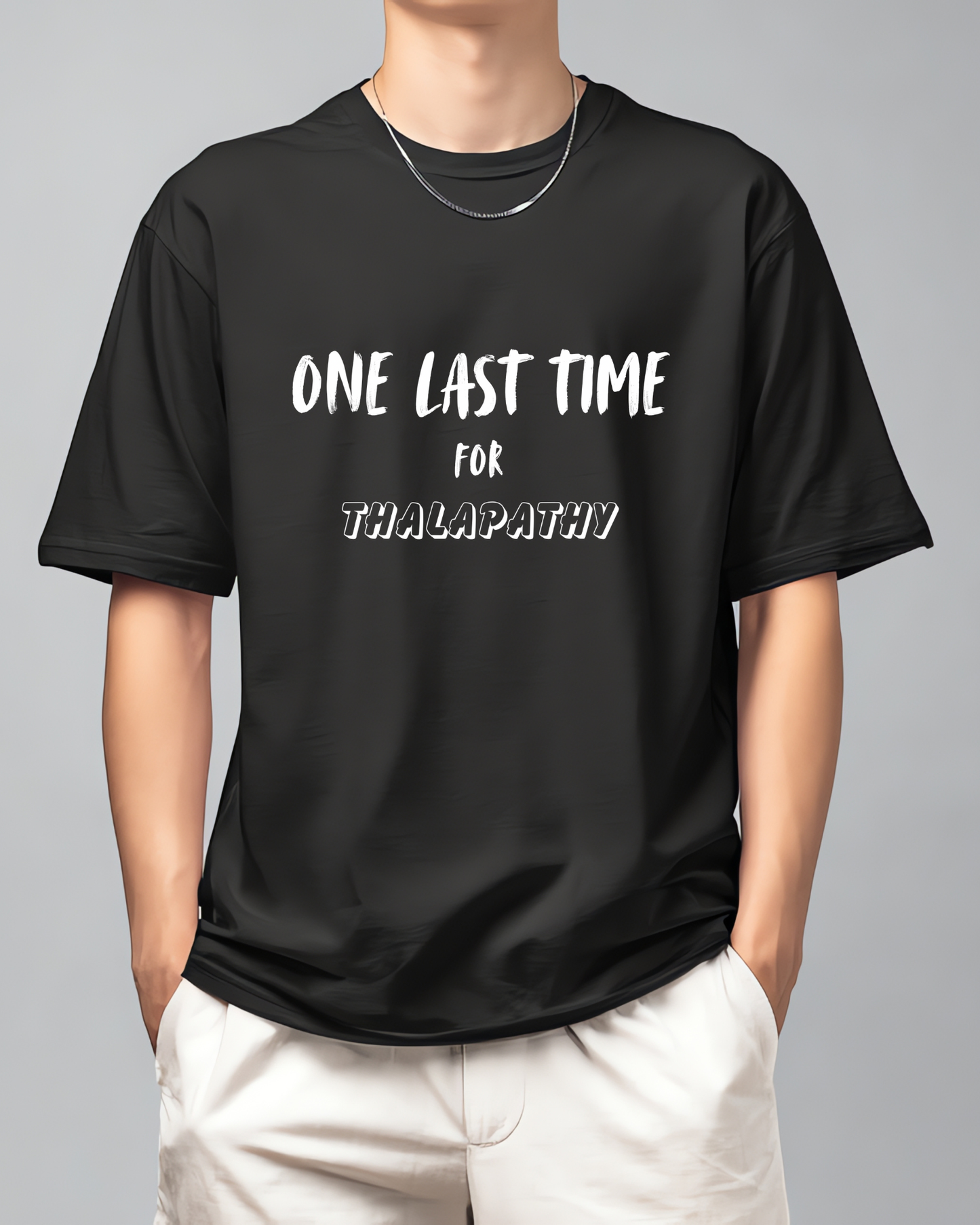 Jana Nayagan T-Shirt – Thalapathy Vijay's Last Film | Unisex Box Fit Drop Shoulder | Ton of Madness